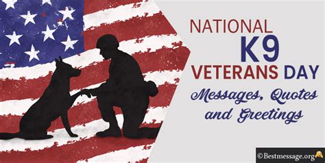 National K9 Veterans Day Messages, Quotes and Greetings