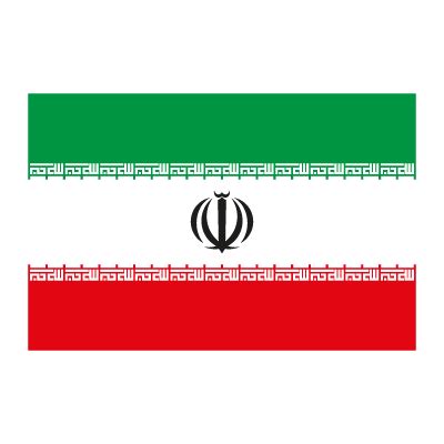 Flag of Iran vector logo - Flag of Iran logo vector free download