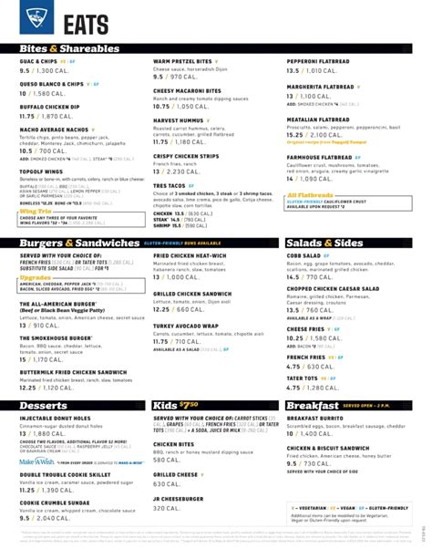 Topgolf Fort Myers Prices | Promotions | Food Menu