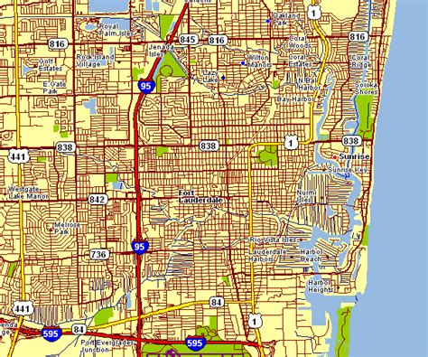 City Map of Fort Lauderdale