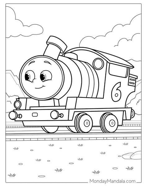 Thomas And Friends Birthday Coloring Pages