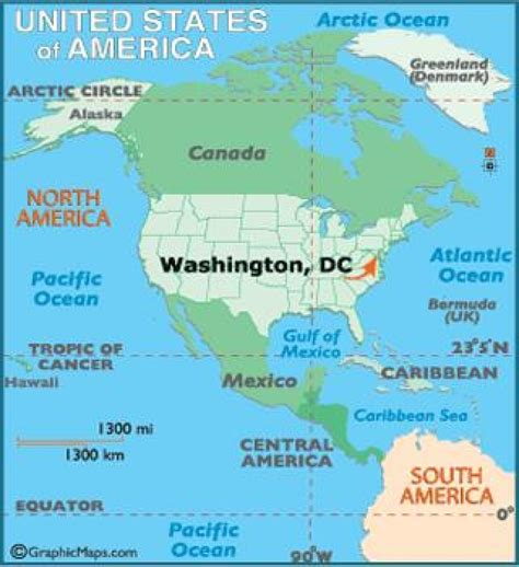 Map of usa showing washington dc - Map showing washington dc (District ...