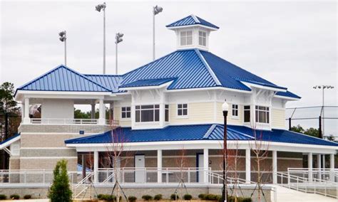 residential blue metal roofs - Google Search | Coastal interiors, Metal ...