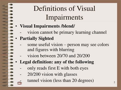 PPT - Visual Impairments PowerPoint Presentation, free download - ID:151210