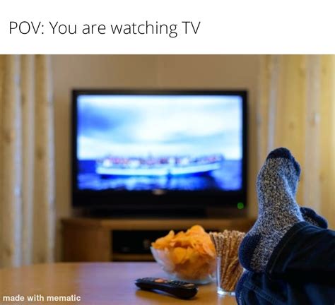 Watching TV is fun. : antimeme