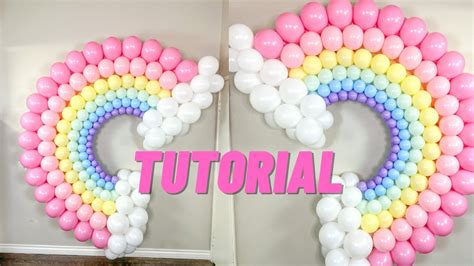 Rainbow balloon arch tutorial - getavery