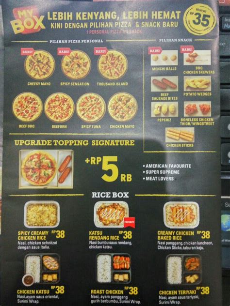 Pizza Hut Menu Pictures - All Are Here