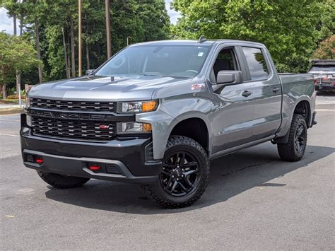 Pre-Owned 2019 Chevrolet Silverado 1500 Custom Trail Boss 4×4 Crew Cab ...