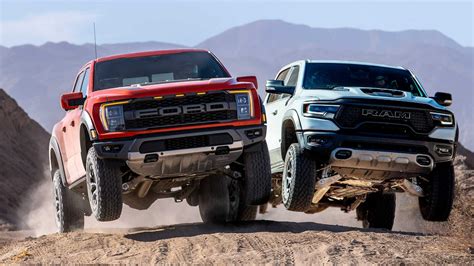 2021 Ford F-150 Raptor vs. Ram 1500 TRX: Beyond the Huge Power Gap