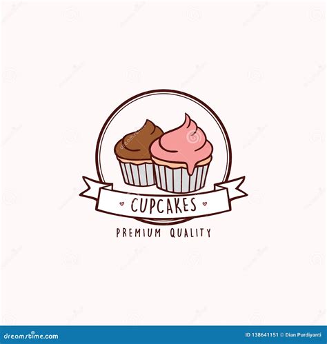 Cupcakes Logo Vector Illustration | CartoonDealer.com #62051790