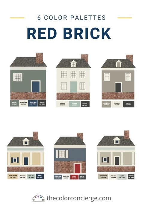 Exterior House Paint Colors To Go With Red Brick - Paint Color Ideas