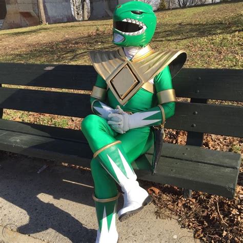 MMPR GREEN RANGER Cosplay Costume ANIKI SUIT Power Rangers | #1812460755