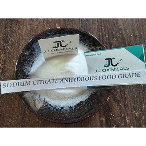 Sodium Citrate Anhydrous Food Grade - Application: Industrial at Best ...