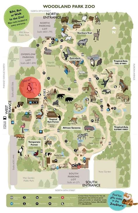 Zoo Tails: Woodland Park Zoo Map 2009