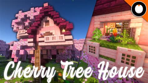 Minecraft Tutorial: How to Build a CHERRY TREE Cottagecore House - YouTube