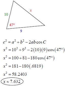 Learn the Law of Cosines, Also Known as the Cosine Formula and the ...