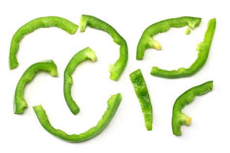 Green Pepper Slices Stock Photos, Pictures & Royalty-Free Images - iStock