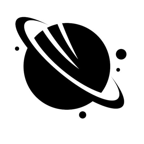 Premium Vector | Planet Saturn logo vector illustration design Planet ...