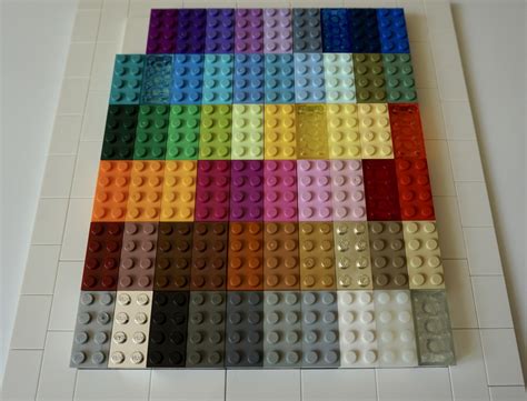 2 x 4 brick collection 59 colors : r/lego