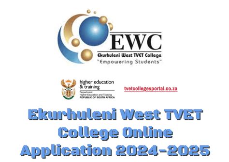 Ekurhuleni West TVET College Online Application 2024-2025 - TVET Colleges