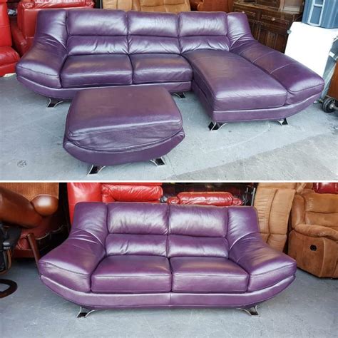 DFS Thick Leather Corner Sofa Set.Can Deliver | in Aston, West Midlands ...