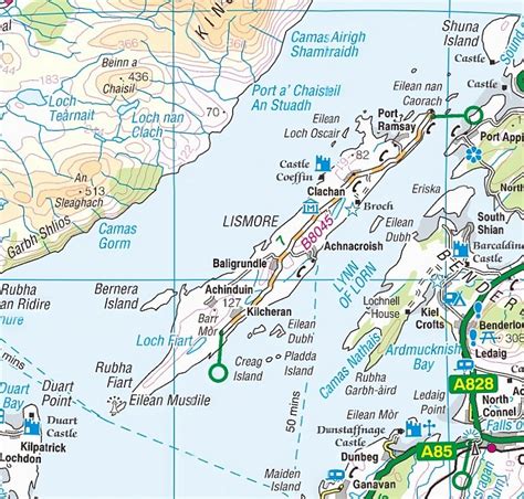 Isle of Lismore Map