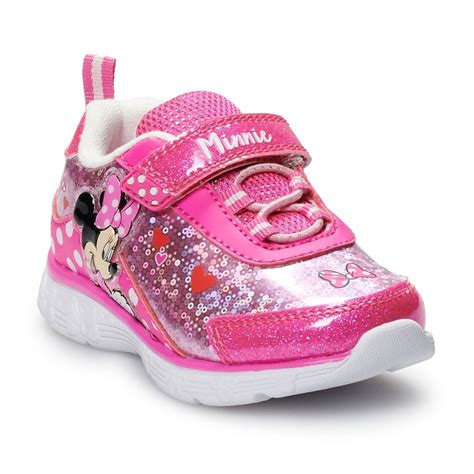 Disney's Minnie Mouse Toddler Girls' Light Up Sneakers | Light up ...