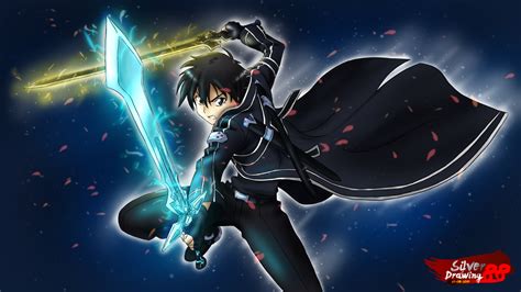 Kirito - Dual Sword by SilverDrawing88 on deviantART | Sword art online ...