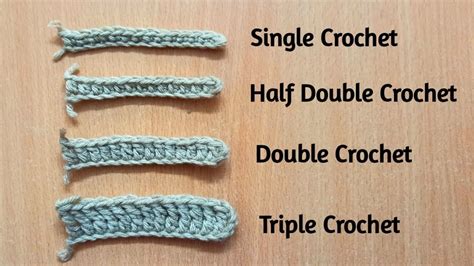 How to Crochet for Absolute Beginners :Basic Crochet Stitches(English ...