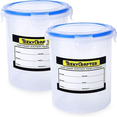 Amazon.com: Paint Storage Containers for Leftover Paint Cans | Storage ...