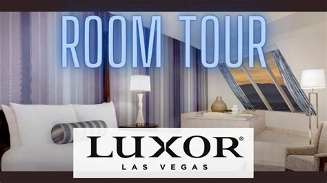 LUXOR LAS VEGAS PYRAMID KING CORNER SUITE ROOM TOUR - YouTube