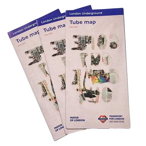 3 X LONDON Underground Tube Map May 2023 TFL Mint Condition £2.99 ...