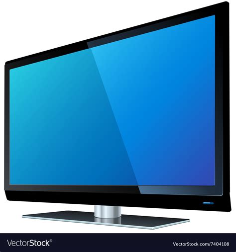 Flat screen tv lcd Royalty Free Vector Image - VectorStock