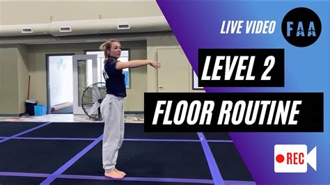 Level 2 Gymnastics Floor Routine Skills | Viewfloor.co