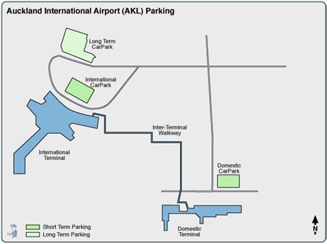 Auckland Airport Car Parking Map