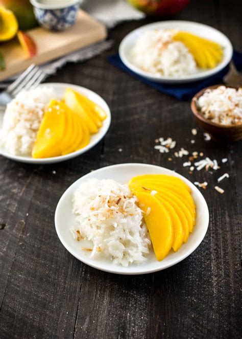 Mango Sticky Rice ~ Easy Classic Thai Dessert - Inquiring Chef