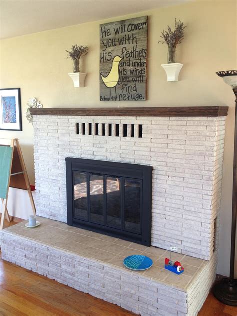 The Whitewash Brick Fireplace Strategy | Fireplace Designs