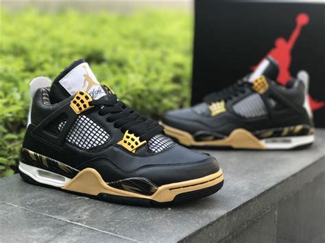 Shop Air Jordan 4 Retro Wings - Black/White-Gold Online