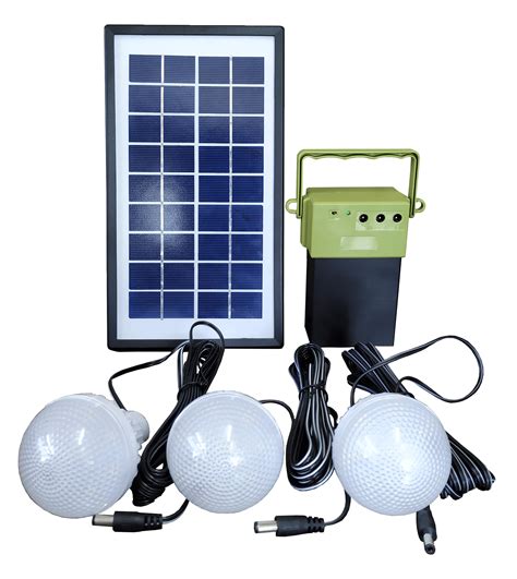 Solar Emergency Home Light with 3 Bulb - TTSEHL3W (Pack of 6) – tapetum.in