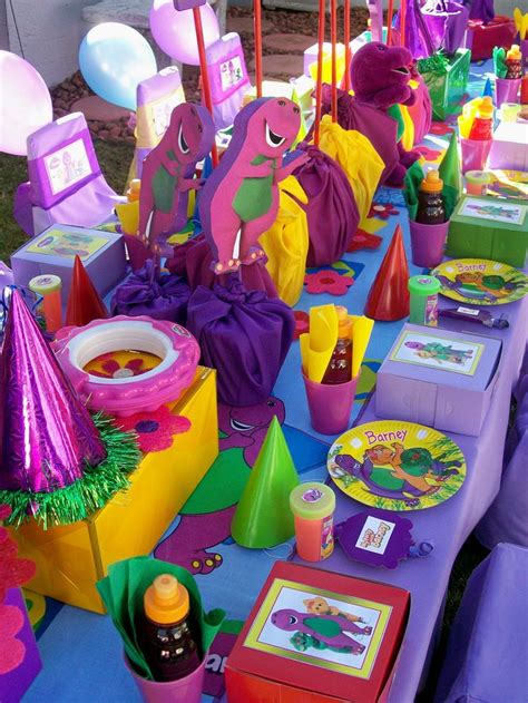 78 best Barney Party images on Pinterest | Barney party, Birthday party ...