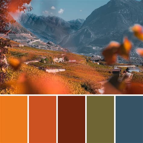 7 AUTUMN COLOUR PALETTES + HEX CODES - Mean Creative