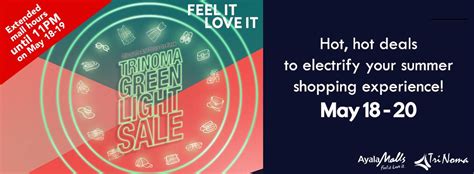 Manila Shopper: TriNoma Green Light SALE: May 2018