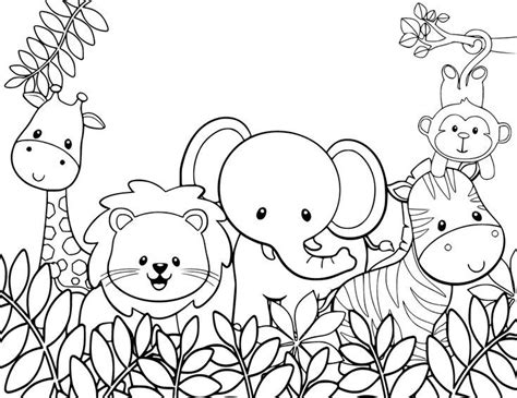 Cute Animal Coloring Pages - Best Coloring Pages For Kids | Coloring ...