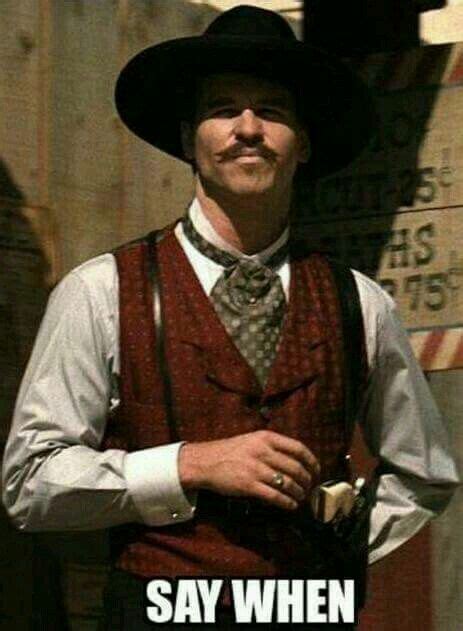 Val Kilmer as Doc Holiday | Tombstone movie quotes, Val kilmer ...