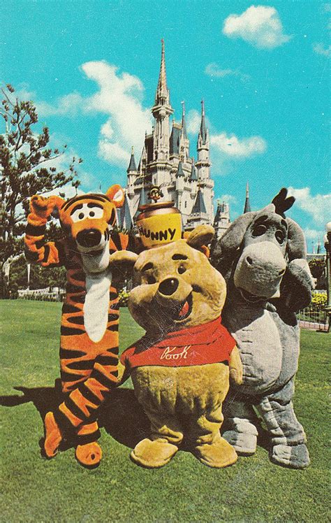 retro-disney: Disney world postcard my dad held onto from the 70s/80s ...