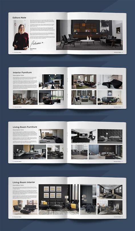 Home Interior Catalogue Template InDesign | Home interior catalog ...