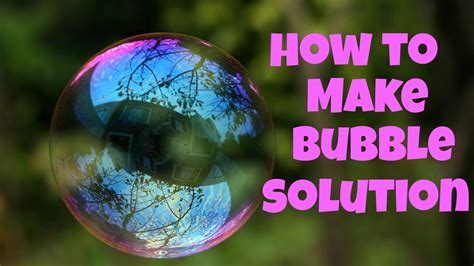 Diy Bubble Solution For Bubble Maker / Pin On Activities At - This ...