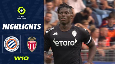 MONTPELLIER HÉRAULT SC - AS MONACO (0 - 2) - Highlights - (MHSC - ASM ...