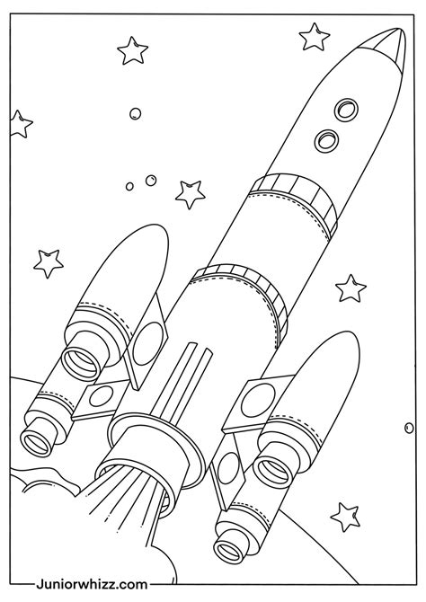 Rocket Ship Coloring Pages