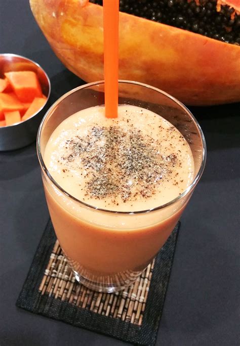 Papaya Smoothie Recipe - Recipe Treasure